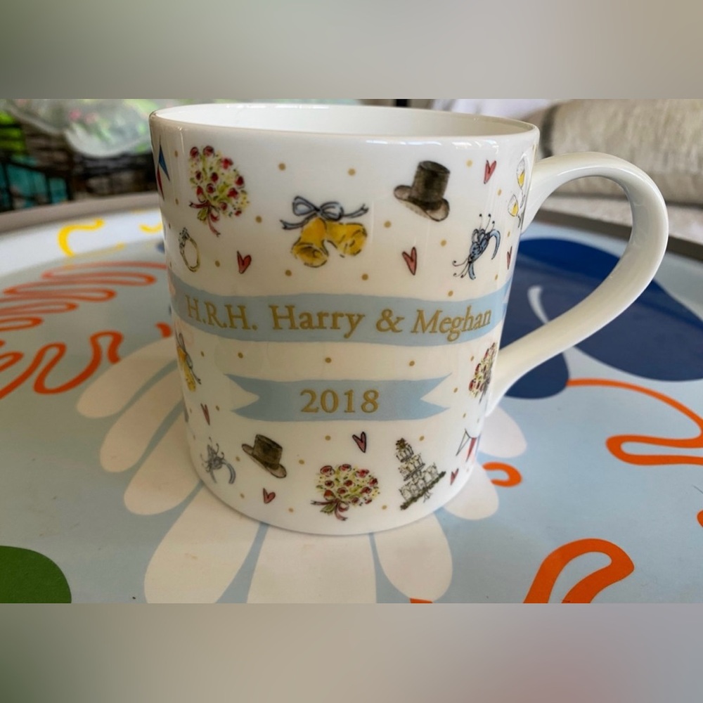 Harry & Meghan team sussex 2018 Wedding commemorative Mug Cup Milly Green Design